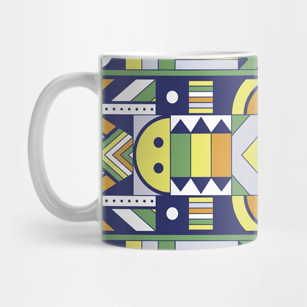 Colorful ethnic pattern by kallyfactory